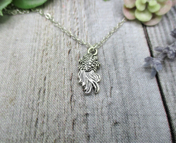 Goldfish Necklace Fish Necklace Goldfish Jewelry Gifts For Her Fish Jewelry Pet Necklace