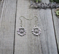 Sunflower Earrings Sunflower Jewelry Gifts For Her Flower Earrings Dangle Earrings Flower Jewelry