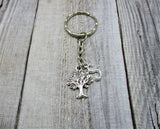 Tree Keychain Tree Of Life Keychain Personalized Keychain Initial Keychain Customized Gifts Under 10 Nature Lover Gift Campers Gifts For Her