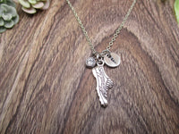Running Shoe Necklace Personalized Gifts For Her / Him Runners Necklace Birthstone Jewelry Sports Gifts