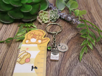 Crayons Keychain Personalized Gifts  Birthstone Keychain  Gift Custom Keychain Gifts For Her / Him