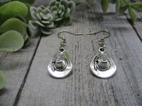 Cowboy Hat Earrings Gifts For Her  Cowboy Hat Jewelry Country Western Hat Earrings