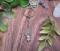 Wheat Keychain Plant Lovers Gift Growth Keychain Wheat Stalk Keychain Gifts For Her / Him