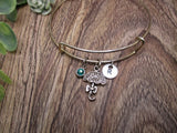 Umbrella Bracelet Personalized Gifts Birthstone Bracelet Umbrella Jewelry Gifts For Her