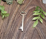 Large Key Necklace Skeleton Key Jewelry Gifts For Her / Him Best Friend Gifts Mom Gifts Gifts For Girlfriend