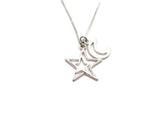 Moon and Stars Necklace Moon Jewelry Gifts For Her