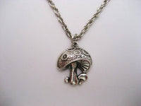 Mushroom Necklace, Shroom Necklace, Mushroom Jewelry, Shroom Jewelry, Choose Your Chain, Fungi Necklace, Fungi Jewelry