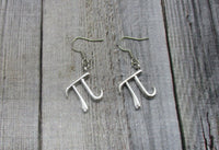 Pi Earrings Math  Geometry Jewelry Pi Symbol Gift