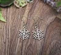 Snowflake Earrings Holiday Jewelry Gifts For Her