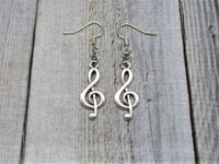 Treble Clef Earrings Music Note Earrings Treble Clef  Jewelry   Music Lovers Earrings Music Earrings Music Note Jewelry