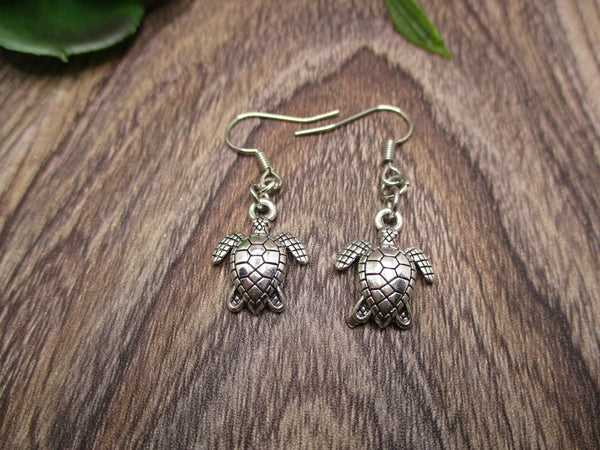 Turtle Earrings Ocean Earrings Turtle Jewelry   Ocean Jewelry  Gifts For Her