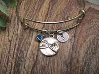 Pinky Promise Charm Bracelet W/ Birthstone Bracelet Personalized Gifts For Girlfriend Best Friend Pinky Promise Jewelry Gift for Her