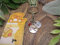 Pinky Promise Keychain Personalized Gifts  Birthday  Gifts For Her / Him Birthstone Keychain