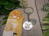 Sitting Fairy Keychain  Personalized Gifts For Her Inital Keychain Fairycore Keychain Best Friend Gifts
