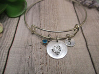 Crystals  Bracelet W/ Birthstone Bracelet Initial Fairycore Bracelet Personalized Gifts For Her