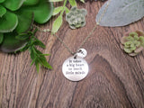 It Takes A Big Heart To Teach Little Minds Necklace  Letter Initial  Personalized  Gifts For Teacher