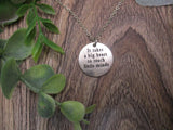 It Takes A Big Heart To Teach Little Minds Necklace Teachers Necklace Teachers Gifts