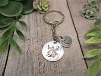 Sitting Fairy Keychain  Personalized Gifts For Her Inital Keychain Fairycore Keychain Best Friend Gifts