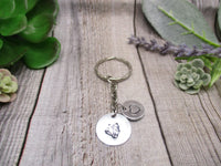 Crystal Keychain Personalized Gifts For Her Inital Keychain Fairycore Keychain