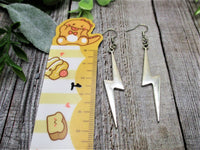 Large Lightning Bolt Earrings Lightning Jewelry  Gift For Her Gifts Under 20