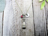 Queen Necklace  Chess Piece Necklace W/ Birthstone Personalized Initial Chess Jewelry  Gifts For Her Queen Jewelry