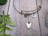 Trowel Bracelet Personalized Gifts Birthstone Bracelet Shovel Jewelry Gifts For Her Best Friend Gifts Gardening Bracelet