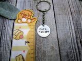 Fuck Racism Keychain Hand Stamped Gifts For Her / Him