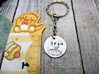Grow Keychain Hand Stamped  Keychain  Growth Gifts For Her Tree Keychain