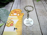 Grow Keychain Hand Stamped  Keychain  Growth Gifts For Her Tree Keychain