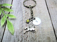 Pegasus Keychain Personalized Handstamped Keychain Gift Custom  Gifts For Her