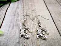 Alligator Earrings, Hooks Or Clip Ons Gifts Crocadile Jewelry