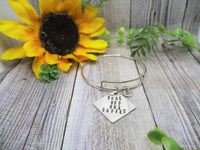 Bans Off Our Bodies Bracelet Initial Personalized Gifts Prochoice Jewelry Gifts for Her Best Friend Gifts