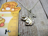 Squirrel Necklace Animal Necklace Gifts For Her / Him Squirrel Jewelry