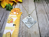 Bans Off Our Bodies Necklace Hand Stamped Bans Off Our Bodies Jewelry Gifts For Her Prochoice Necklace