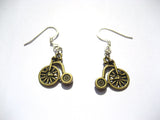 Bicycle Earrings  Bike Earrings Cyclist Jewelry Gift Trike Earrings Penny Farthing Earrings Gifts Under 10  Cyclist Gift Cyclist Earrings