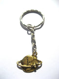 Globe Key Chain Golden Earth Keychain Globe Keychain Around The World
