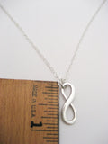 Infinity Necklace, Math Necklace, Calculus Necklace, Physics Necklace, Infinity Jewelry, Lab Partner Necklace, l'Hopital's Rule