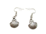 Scallop Seashell Earrings, Tiny Shell Earrings, Nautical Beach Earrings, Sea Shell Jewelry, Gifts For Her