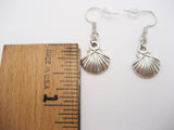Scallop Seashell Earrings, Tiny Shell Earrings, Nautical Beach Earrings, Sea Shell Jewelry, Gifts For Her