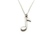 Quarter Note Necklace, Music Necklace, Music Lovers Music Note Jewelry, Music Gift, Quarter Note Jewelry, Musicians Gifts, Music Jewelry